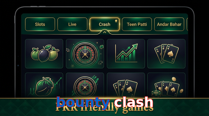 Game list for Bounty Clash games section